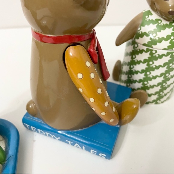 Little Friends Teddy Bear Bathroom Accessories Soap Dish Tumbler Liquid Soap - Picture 14 of 15